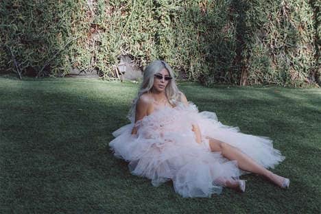 Celebrity-Centric High Fashion Editorials