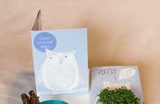 Edible Microgreen Greeting Cards