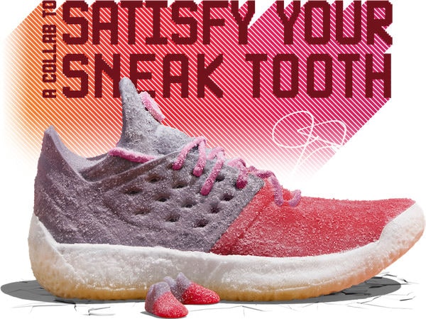 Life-Size Gummy Sneakers