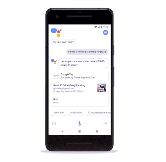 Voice Assistant Money Transfers