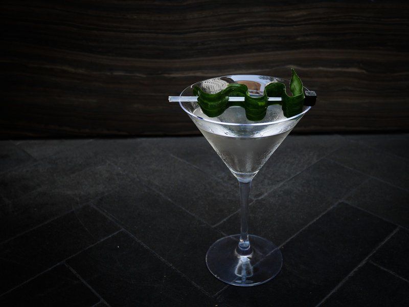 Salty Caviar Martinis