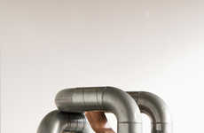 Industrial Scrap Metal Chairs