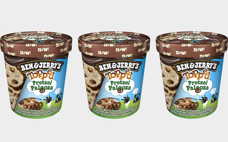 Savory Pretzel-Packed Ice Creams
