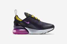Sleek Purple Toddler Sneakers