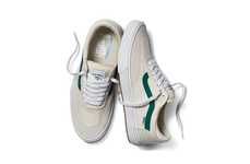 Green-Accented Skate Shoes