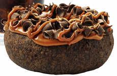 Texturized Chocolate Dessert Donuts