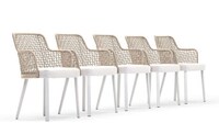 Woven Backrest Outdoor Seats Image 3