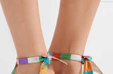 Colorful Bow-Embellished Heels