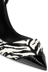 Luxe Zebra-Patterned Heels Image 2