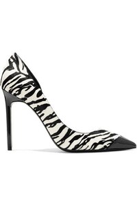 Luxe Zebra-Patterned Heels Image 4
