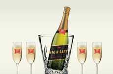 Conceptual Beer Brand Champagnes