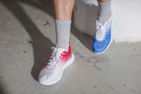 Asymmetrical Collaborative Sneakers Image 2