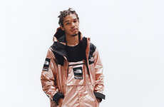 Metallic Outerwear Collaborations
