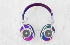 Color-Changing Leather Headphones