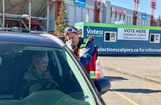 Drive-Thru Municipal Voting Stations