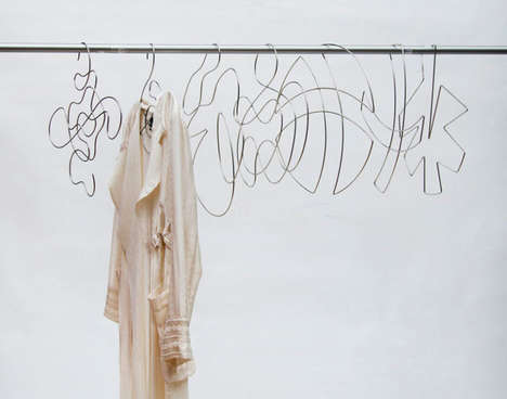 Abstract Clothes Hangers