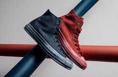 Aged High-Top Sneakers