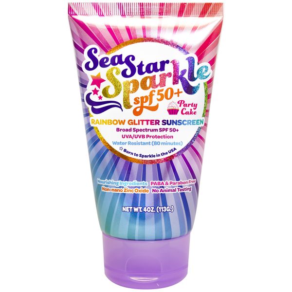 Rainbow Glitter Sunscreens