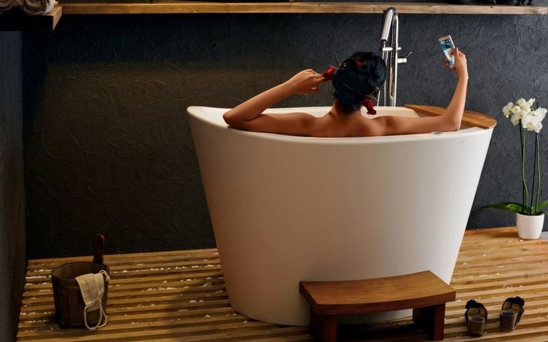 Luxurious Heated Soaking Tubs