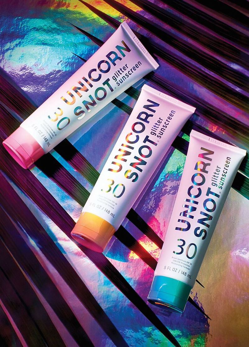 Glitter-Heavy Sunscreens