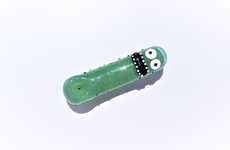 Cartoon Pickle Weed Pipes