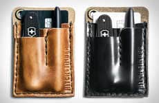 Stylish Leather Card Caddies