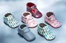 Ocean-Themed Baby Moccasins