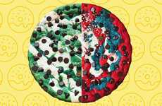 Colorful Collegiate Cookie Cakes