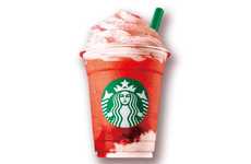 Blended Strawberry Beverages