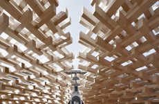 Ultra-Intricate Wooden Pavilions