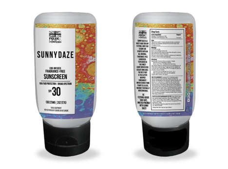 Glittering CBD Sunscreens