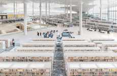 Gorgeous Marble Bookcase Designs