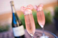 Millennial Pink Champagne Sippers