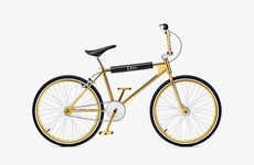 Ultra-Luxe Gold BMX Bikes