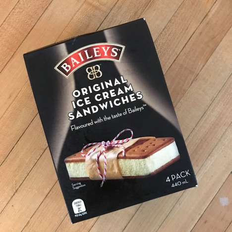 Liquor Flavored Ice Cream Sandwiches