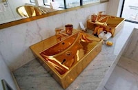 Ultra-Luxe Gold Bathroom Furniture Image 2