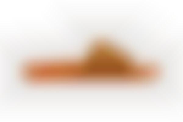 Vibrant Orange Slide Shoes