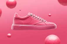 Recycled Gum-Created Sneakers