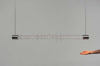 Meter-Long Sculptural Glass Lamps Image 3