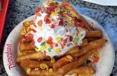 Cereal-Topped Funnel Cakes