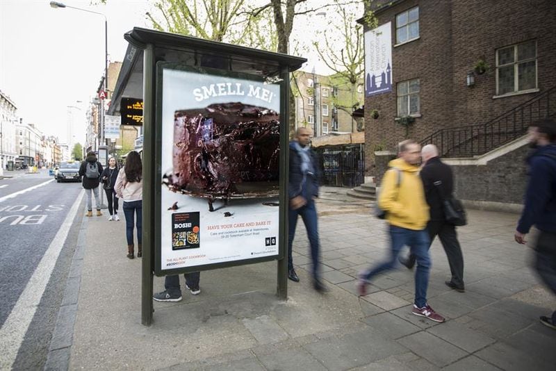 Aromatic Bus Shelter Ads