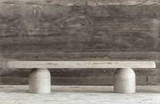 Italian Limestone-Crafted Furniture