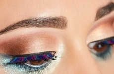 Whimsical Multi-Colored Eyelashes