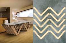 Angular Flatpack Bench Designs