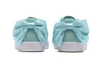 Aqua Bow-Accented Sneakers Image 2