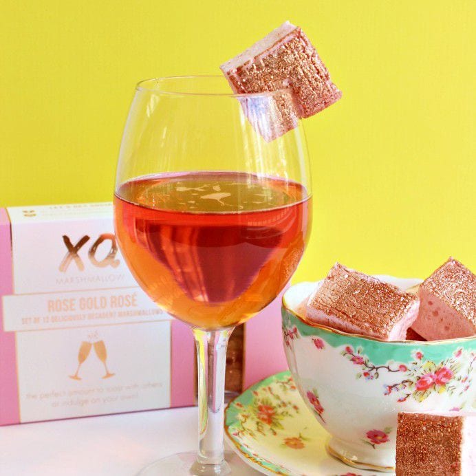 Gilded Rose Gold Marshmallows