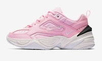 Chunky Millennial Pink Sneakers Image 3