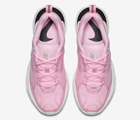 Chunky Millennial Pink Sneakers Image 7
