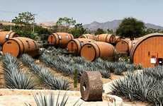 Tequila Barrel Sleeping Pods