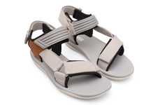 Activewear-Inspired Leather Sandals